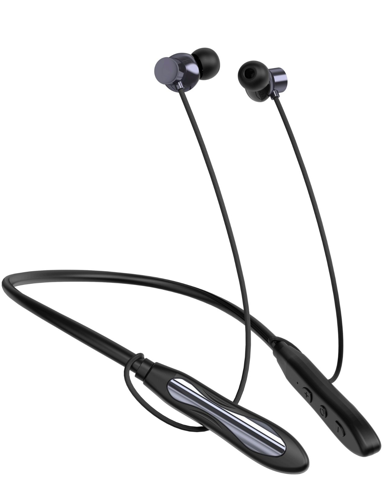 K-Smart BD-300 80 Hours Battery Life Wireless Magnetic Neckband | High Quality Bluetooth Earphones with Deep Bass & Noise Control